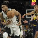 Con 50 puntos de Giannis, Bucks vencen 128-119 a Pacers