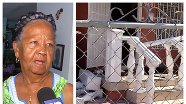 auto se estrella contra la casa de una familia cubana de miami dejando grandes danos materiales