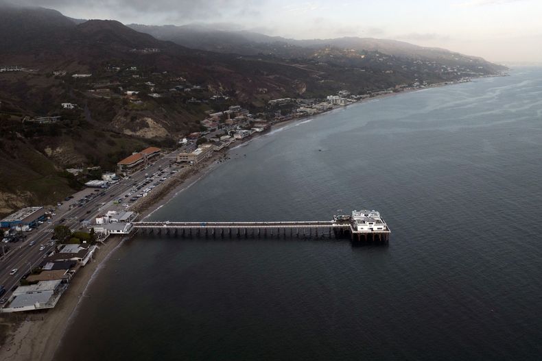 El muelle de Malibu en California, el 31 de agosto del 2023. (Foto AP/Jae C. Hong)