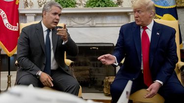 Venezuela y narcotráfico dominan reunión entre Trump y Duque