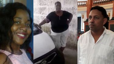 madre de camarera victima de explosion en el saratoga se planta delante del carro de dirigente del gobierno exigiendo explicaciones