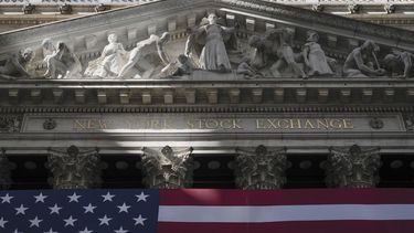 La sede de la Bolsa de Valores de Nueva York el 26 de febrero del 2025. (AP foto/Seth Wenig)