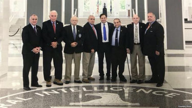 Director de la CIA, Mike Pompeo, se reunió con miembros de la Brigada 2506 y senador Rubio