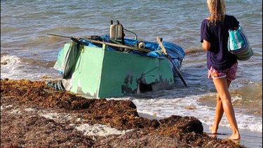 un grupo de 22 balseros cubanos llega a los cayos de florida