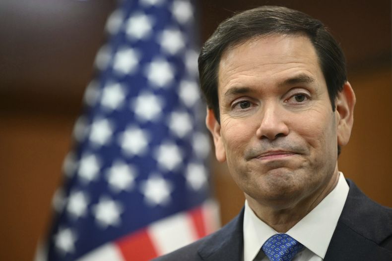 El secretario de Estado estadounidense Marco Rubio en Kuala Lumpur el 11 de julio del 2025. (Mandel Ngan/Pool Photo via AP)