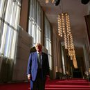 El presidente de EEUU, Donald Trump, en el Centro John F. Kennedy para las Artes Escénicas, en Washington, el lunes 17 de marzo de 2025. (Pool vía AP)