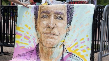 Retrato de Marc Fogel, un profesor estadounidense que lleva detenido en Rusia desde 2021, en Washington el 15 de julio del 2023. (AP foto/Stephanie Scarbrough)