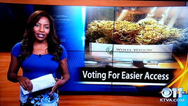 americateve | Charlo Greene, integrante de un canal de noticias de Alaska, usó las cámaras para confesar que era la dueña de un club de cannabis