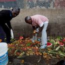 Ante la crisis, venezolanos buscan comida en basurales