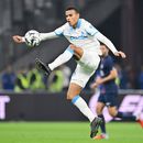 ARCHIVO - Foto del 22 de septiembre del 2025, Mason Greenwood del Marsella controla el balón en el encuentro de la Ligue 1 ante el Paris Saint-Germain. (AP Foto/Philippe Magoni, Archivo)