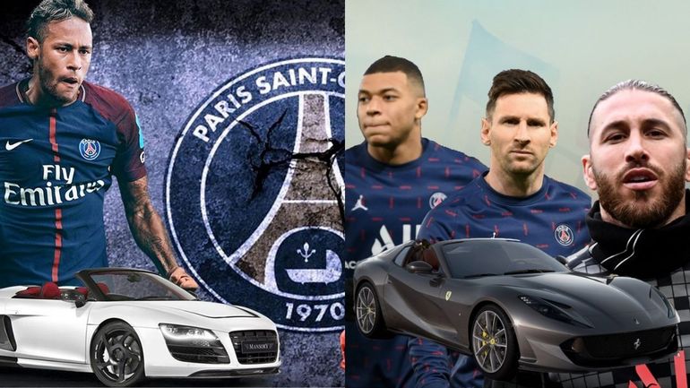 Los lujosos autos de los jugadores del PSG: la particularidad que comparten Messi y Mbappé