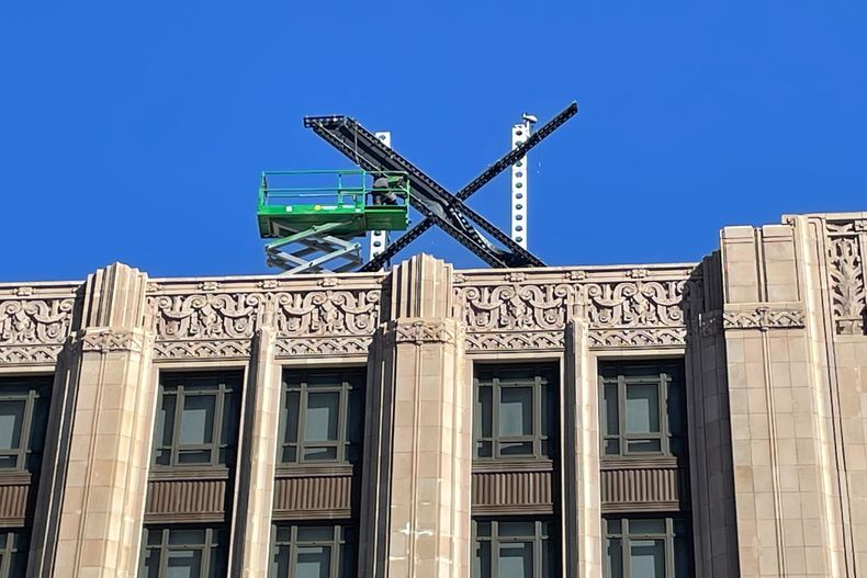 La sede de X (antes Twitter) en San Francisco el 28 de julio del 2023. (AP foto/Haven Daley)