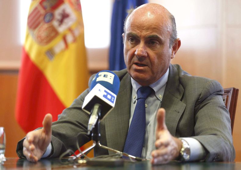 El ministro de Economía, Luis de Guindos.