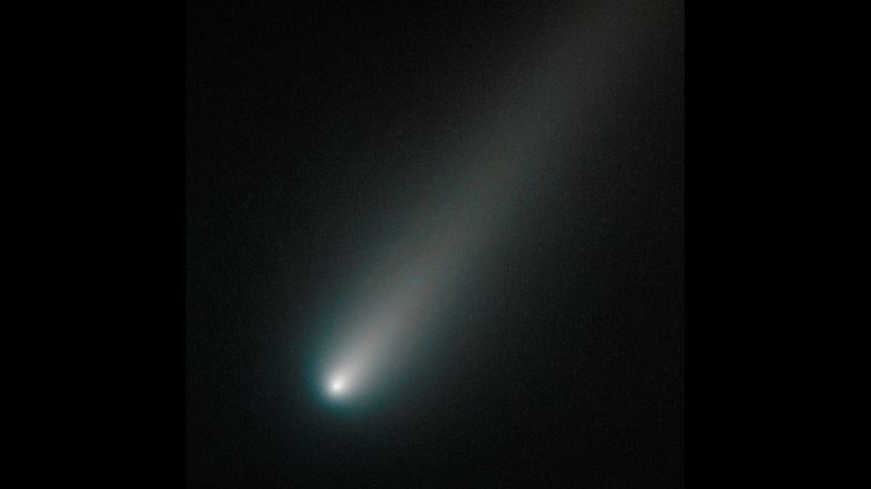 En esta foto difundida por la NASA, imagen del n&uacute;cleo s&oacute;lido del Cometa ISON tomada por el telescopio espacial Hubble, 9 de octubre de 2013.(AP Foto\NASA)