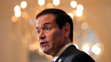 United States Secretary of State Marco Rubio speaks to the media after meeting with Russian Foreign Minister Sergey Lavrov, Wednesday, Sept. 23, 2026, in New York. (AP Photo/Yuki Iwamura)