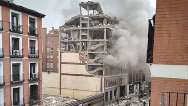fuerte explosion sacude el centro de madrid