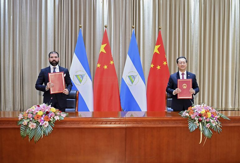 Gobierno de Nicaragua otorga a China sede diplomática de Taiwán