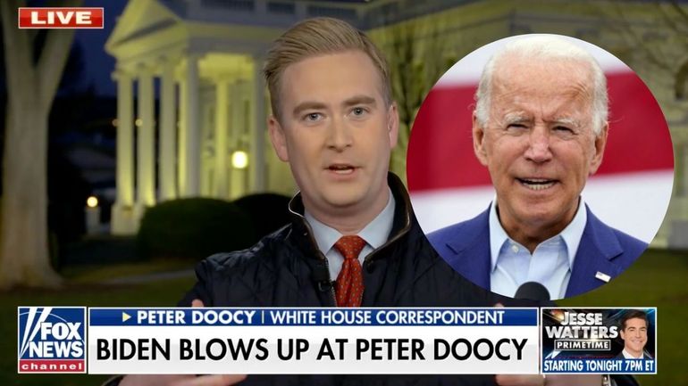 Biden llama estúpido hijo de puta a un periodista de Fox News