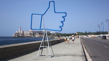 Una de las instalaciones de la muestra Detrás del muro que forma parte de la Bienal 2015.