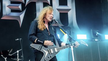 ARCHIVO - Dave Mustaine, de Megadeth, se presenta durante el Louder Than Life Music Festival el viernes 22 de septiembre de 2023, en Louisville, Ky. (Foto Amy Harris/Invision/AP, archivo)