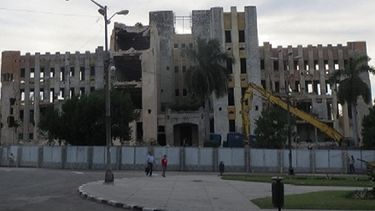 inician demolicion de hospital infantil pedro borras