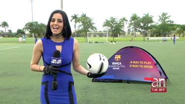 el barcelona futbol club inauguro este lunes su academia en miami