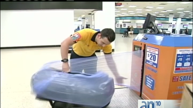 propuesta sobre empresas que envuelven equipajes en el aeropuerto de miami