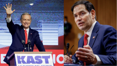 marco rubio felicita a kast: ee. uu. confia en que chile endurezca migracion ilegal y reactive el comercio bilateral