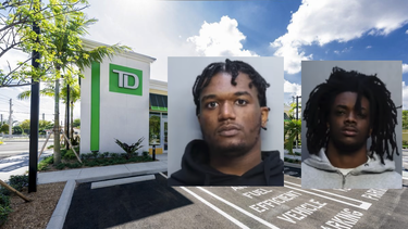 identifican a asaltantes de una mujer a la salida de un td bank en miami