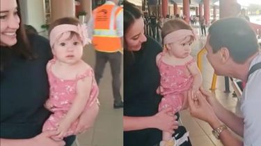 laura treto regresa a cuba junto a su bebe y protagoniza emotivo reencuentro con su padre 