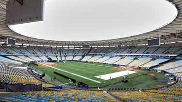 Vista del Estadio Maracaná de Río de Janeiro, donde se disputará el partido de la NFL entre los Cowboys de Dallas y los Ravens de Baltimore, el jueves 24 de septiembre de 2026. (AP Foto/Gregory Payán)