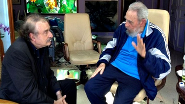 americateve | El líder de la revolución cubana mantuvo un encuentro con el escritor español Ignacio Ramonet. Su última aparición pública fue en abril pasado