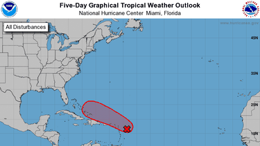 onda tropical podria convertirse en depresion o tormenta