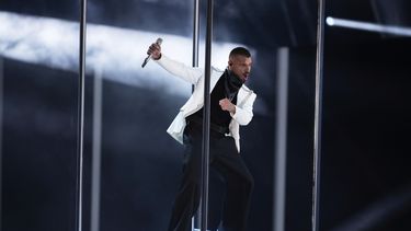 Ricky Martin durante su presentación en los Premios MTV a los Videos Musicales el domingo 7 de septiembre de 2025 en la Arena UBS en Elmont, Nueva York. (Foto Charles Sykes/Invision/AP)