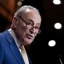 El líder de la mayoría demócrata en el Senado, Chuck Schumer, en el Capitolio en Washington, el 13 de febrero de 2024. (Foto AP /J. Scott Applewhite)
