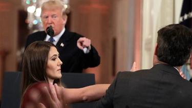 fuerte enfrentamiento entre donald trump y el periodista cubano-americano jim acosta de cnn  : eres una persona terrible