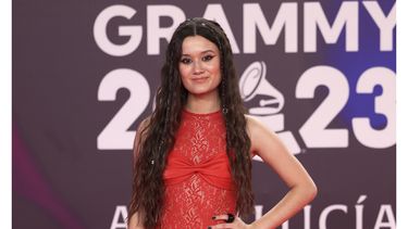 ARCHIVO - Joaquina en la 24a entrega anual del Latin Grammy en Sevilla, España el 16 de noviembre de 2023. (Foto Vianney Le Caer/Invision/AP, archivo)