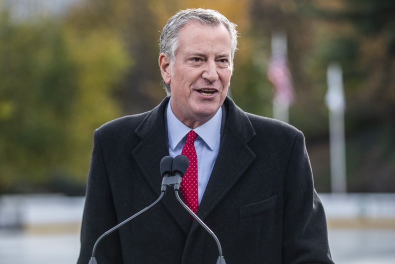 AMN-GEN NY-DE BLASIO-HARVARD