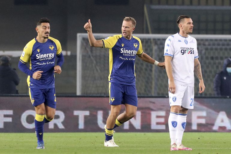 Hellas Verona supera 2-1 al Empoli y amplía racha invicta