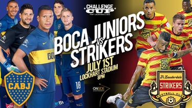 hoy boca juniors de argentina enfrentara a los strikers de fort lauderdale
