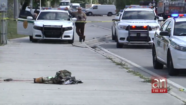 balean a un hombre mientras caminaba a plena luz del dia cerca  de una estacion del metro rail de miami