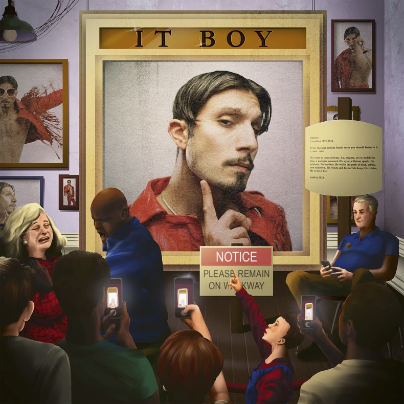 En esta imagen proporcionada por bbno$ el arte del sencillo it boyde Alexander Leon Gumuchian conocido como bbno$. (bbno$ vía AP)