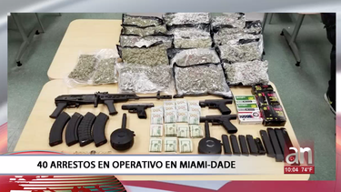 comenzo como un operativo contra la delincuencia organizada y termino con 40 personas tras las rejas
