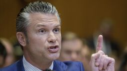 El secretario de Defensa Pete Hegseth en el Congreso en Washington el 11 de junio del 2025. (AP foto/Rod Lamkey, Jr.)