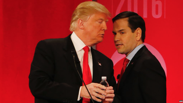 Los Trump cenan hoy con Marco Rubio y su esposa
