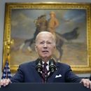 El presidente Joe Biden habla sobre el fallo de la Corte Suprema sobre la acción afirmativa en las inscripciones universitarias desde la Sala Roosevelt de la Casa Blanca, el jueves 29 de junio de 2023, en Washington. (AP Foto/Evan Vucci, Archivo)