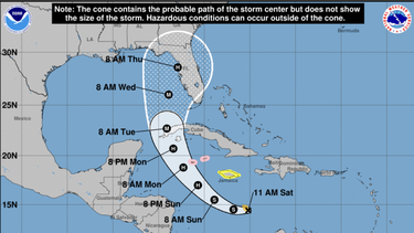 cuba alerta sobre alta probabilidad de que huracan impacte el occidente del pais