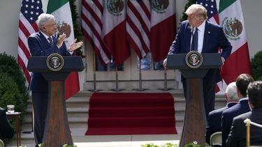 Trump evita los insultos y dice que México es amigo querido