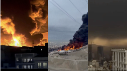 ? teheran bajo fuego: israel lanza ataques a gran escala mientras la ciudad queda envuelta en llamas