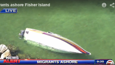 cubanos desembarcan en fisher island, miami